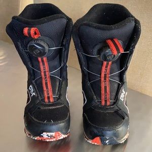 Ride boys Boa snowboard boots sz13 kids